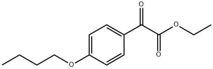 2-(4-丁氧基苯基)-2-氧代乙酸乙酯 结构式