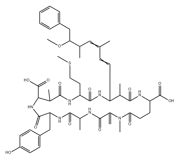 microcystin YM 结构式