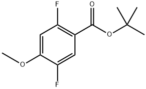 Tert-butyl 2,5-difluoro-4-methoxybenzoate 结构式