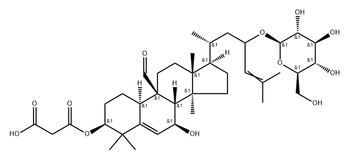 苦瓜素V 结构式