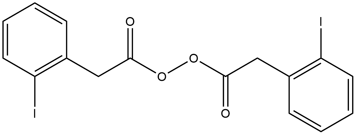 Peroxide, bis[(o-iodophenyl)acetyl] (6CI) 结构式