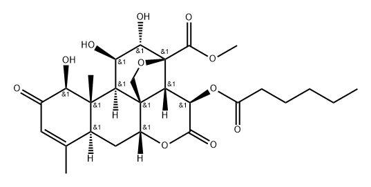 bruceanol B 结构式