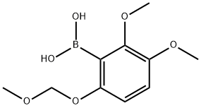 2,3-二甲氧基-6-甲氧基甲氧基苯硼酸 结构式