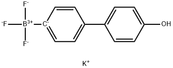 4-羟基-[1,1-联苯]-4-三氟硼酸钾 结构式