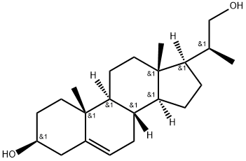 (20S)-20-甲基-孕甾-(5)烯-(3Β.21)-二醇 结构式