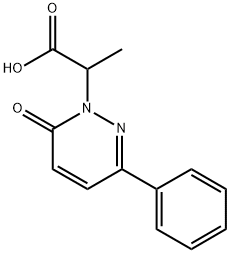 2-(6-氧代-3-苯基-1,6-二氢哒嗪-1-基)丙酸 结构式