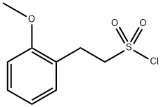 2-(2-甲氧苯基)乙磺酰氯化 结构式