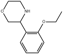 3-(2-ethoxyphenyl)morpholine 结构式