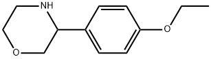 3-(4-ethoxyphenyl)morpholine 结构式