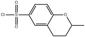 2-ethylchromane-6-sulfonylchloride 结构式