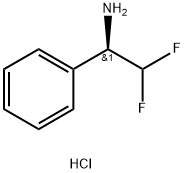 (αR)-α-(Difluoromethyl)-benzenemethanamine Hydrochloride 结构式