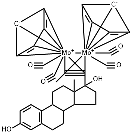 17-propynylestra-1,3,5-triene-3,17-diol dicyclopentadienyl dimolybdenum tetracarbonyl 结构式