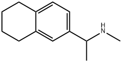N-methyl-1-(5,6,7,8-tetrahydronaphthalen-2-yl)ethan-1-amine 结构式