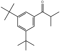 1-[3,5-Bis(1,1-dimethylethyl)phenyl]-2-methyl-1-propanone 结构式