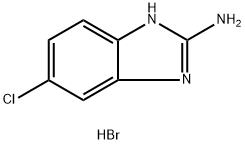 6-Chloro-1H-Benzo[D]Imidazol-2-Amine Hydrobromide 结构式
