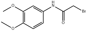 2-溴-N-(3,4-二甲氧基苯基)乙酰胺 结构式