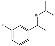 N-(1-(3-溴苯基)乙基)丙-2-胺 结构式