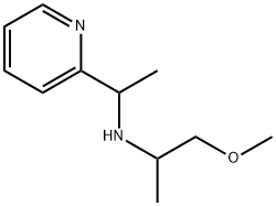 1-甲氧基-N-(1-(吡啶-2-基)乙基)丙-2-胺 结构式