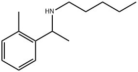 N-(1-(邻甲苯)乙基)戊-1-胺 结构式