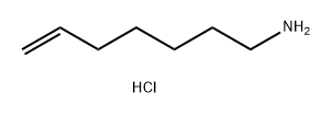 6-庚-1-胺盐酸盐(1:1) 结构式