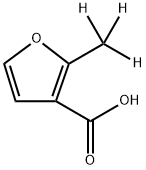 2-Methyl-3-furoic Acid-d3 结构式