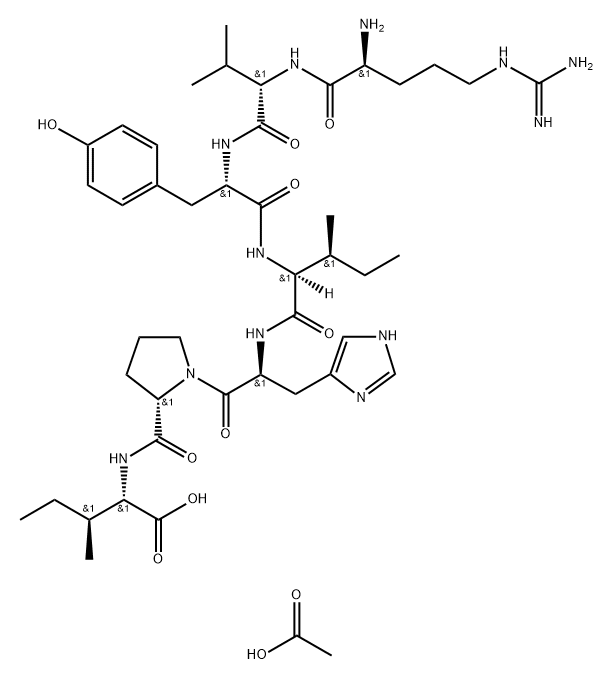 ILE7]-血管紧张素III 结构式