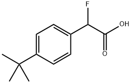 2-(4-(叔丁基)苯基)-2-氟乙酸 结构式