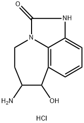 7-氨基-6-羟基-6,7,8,9-四氢-2,9A-二氮杂苯并[CD]薁-1(2H) - 酮盐酸盐 结构式