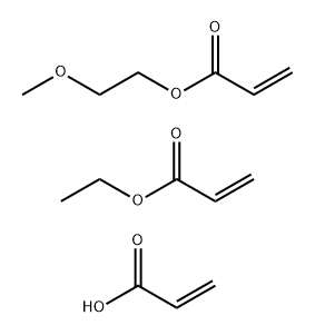 2-Propenoic acid polymer with ethyl 2-propenoate and 2-methoxyethyl 2-propenoate 结构式