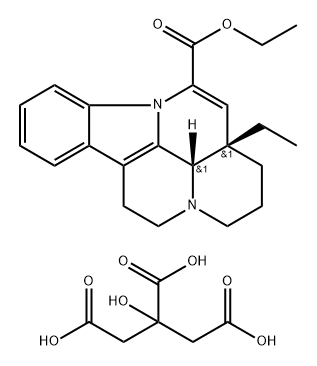 Vinpocetine citrate 结构式