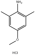 Benzenamine, 4-methoxy-2,6-dimethyl-, hydrochloride 结构式