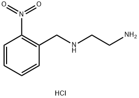 N1-(2-NITROBENZYL)ETHANE-1,2-DIAMINE DIHYDROCHLORIDE 结构式