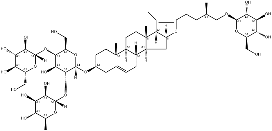 黄姜A 结构式