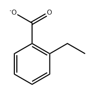 Benzoic acid, 2-ethyl-, ion(1-) (9CI) 结构式
