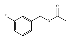 3-氟苄基 乙酸酯 结构式