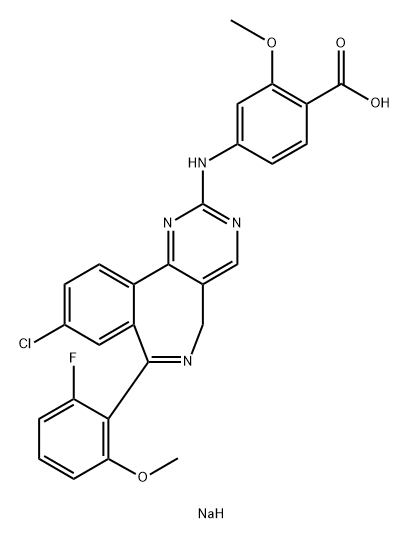 ALISERTIB SODIUM 结构式