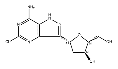 5'-chloro-2'-deoxyformycin A 结构式