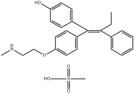 化合物 ENDOXIFEN MESYLATE 结构式