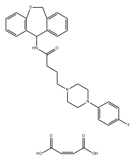 MONATEPIL 马来酸盐 结构式