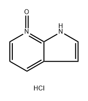 1H-Pyrrolo[2,3-b]pyridine, 7-oxide, hydrochloride (1:1) 结构式