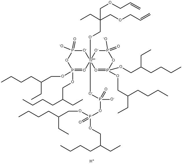 钛酸偶联剂 LICA 38 结构式