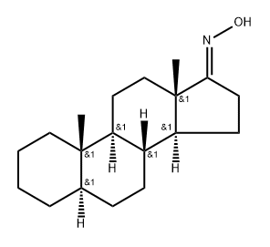 5α-Androstan-17-one oxime 结构式