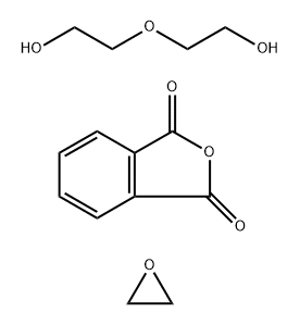 1,3-Benzofurandione polymer with oxirane and 2,2'-oxybis[ethanol] 结构式