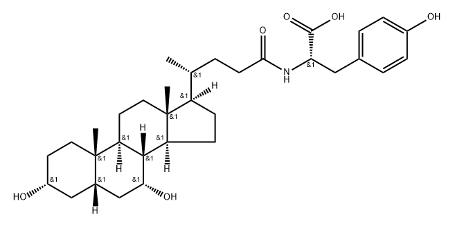 chenodeoxycholyltyrosine 结构式