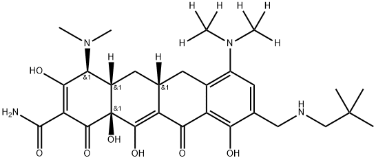 奥马环素-D6 结构式