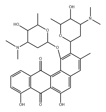 benzanthrin B 结构式