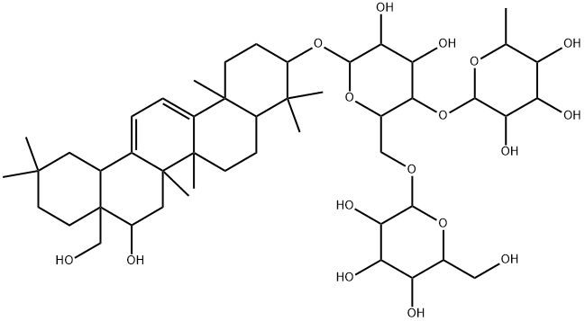 柴胡皂苷I 结构式