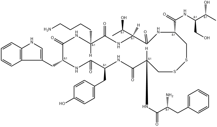 化合物 3-TYR-OCTREOTIDE 结构式