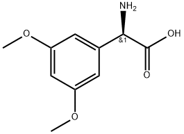 Benzeneacetic acid, α-amino-3,5-dimethoxy-, (R)- (9CI) 结构式