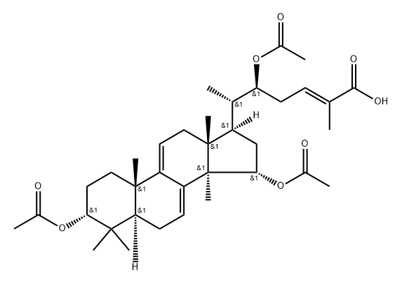 灵芝酸T 结构式